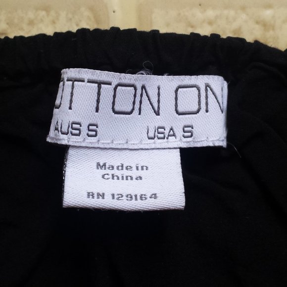 Cotton On Tank Top Juniors Small Black Spaghetti Strap Solid Pullover Womens - Picture 4 of 4